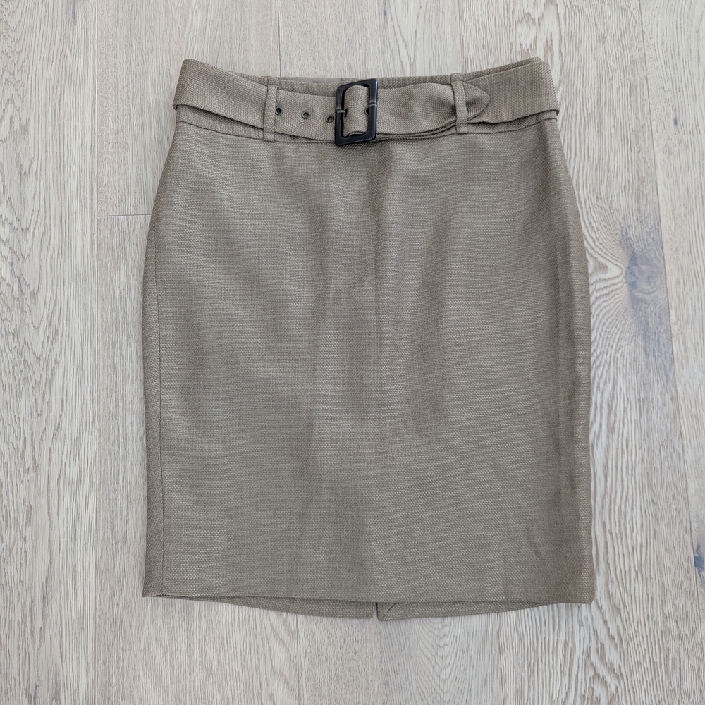 The Limited Tan Pencil Skirt